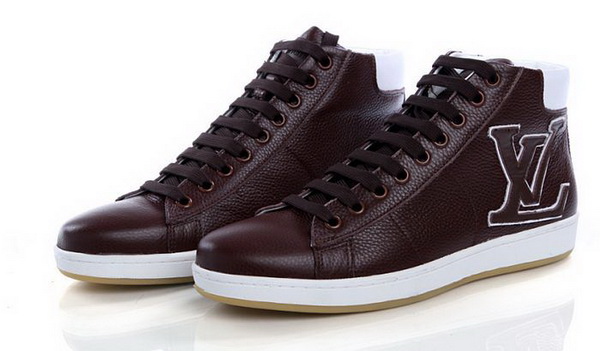 LV High-Top Fashion Men Shoes--093